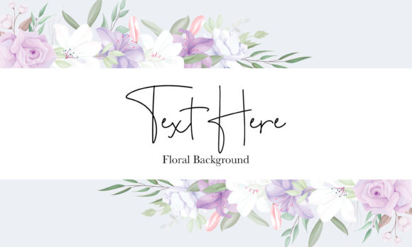 A Versatile Romantic Purple Floral Background for Modern Creators
