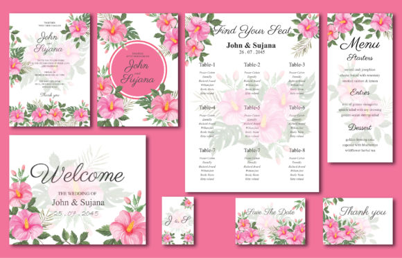 An Elegant Wedding Invitation Set for Sophisticated Celebrations