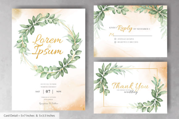 Choosing the Right Wedding Invitation Template: Evaluating the Elegant Floral Wreath Design
