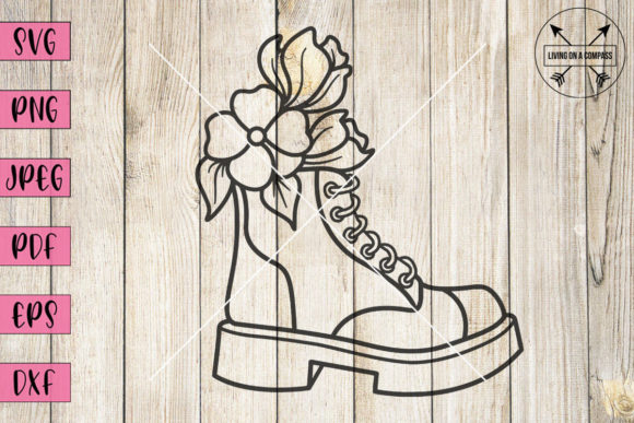 Floral Boot Art: Your Complete Guide to Hand-Drawn Digital Cut Files