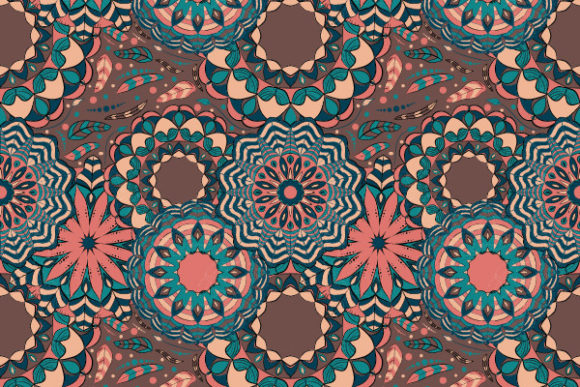 Integrating Pattern Mandala Art Floral Concept into Your Creative Workflow