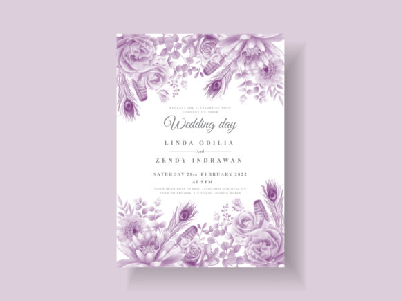 The Elegance and Flexibility of Purple Floral Invitation Templates