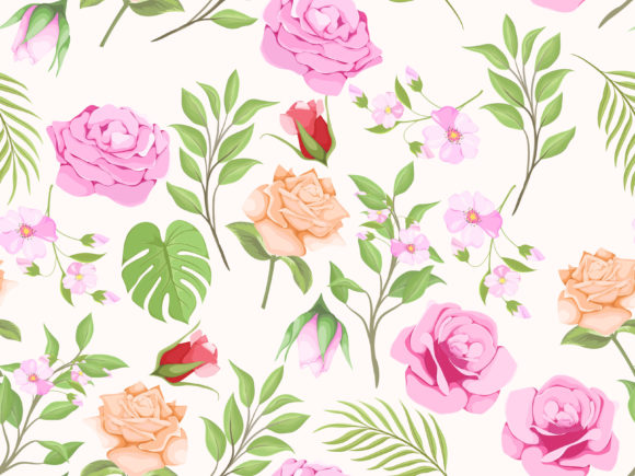 The Elegance of Seamless Floral and Leaf Pattern Design