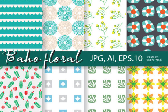 The Endless Creativity of a Digital Seamless Pattern Boho Floral