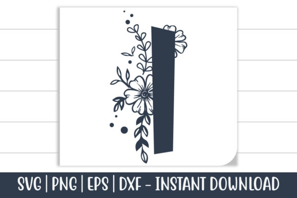 The Floral Alphabet I: A Versatile Design for Creative Expression