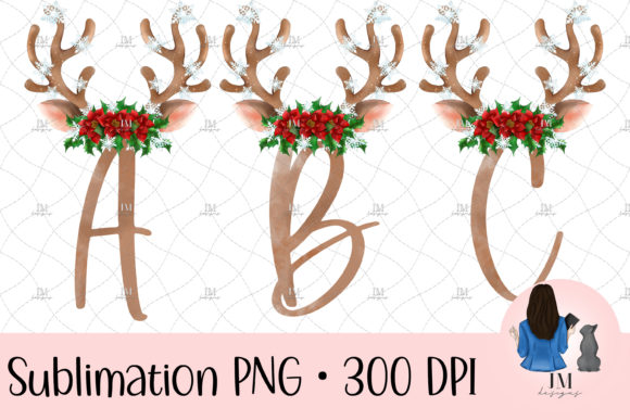 The Floral Christmas Reindeer Alphabet: Elevating Craftsmanship in the Digital Marketplace