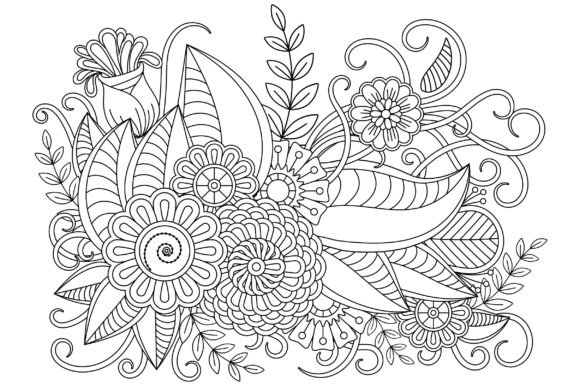 The Joy of Doodle Art: Why Floral Coloring Pages Spark Creativity