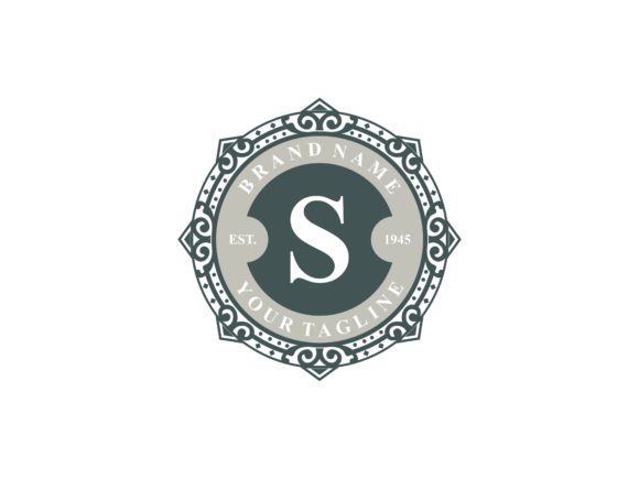 The Power of an Emblem: The Initial S Elegant Frame Ornament Logo in Modern Branding