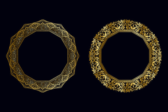 The Strategic Role of the Luxury Frame Golden Mandala Concept Set in Design and Branding