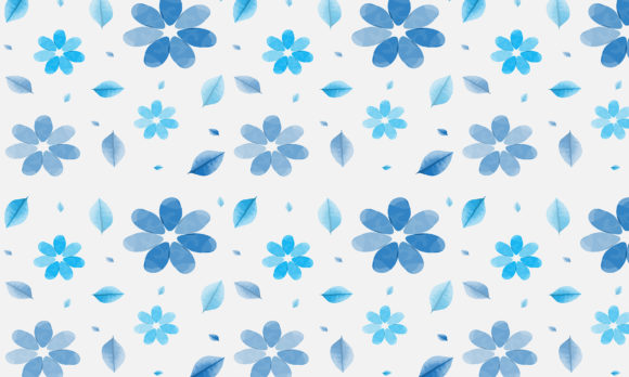 Watercolor Blue Floral Seamless Pattern: A Designer's Essential