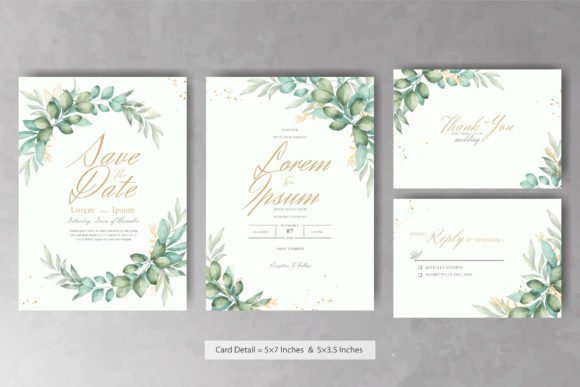 Watercolor Foliage Wedding Invitations: An Elegant Choice